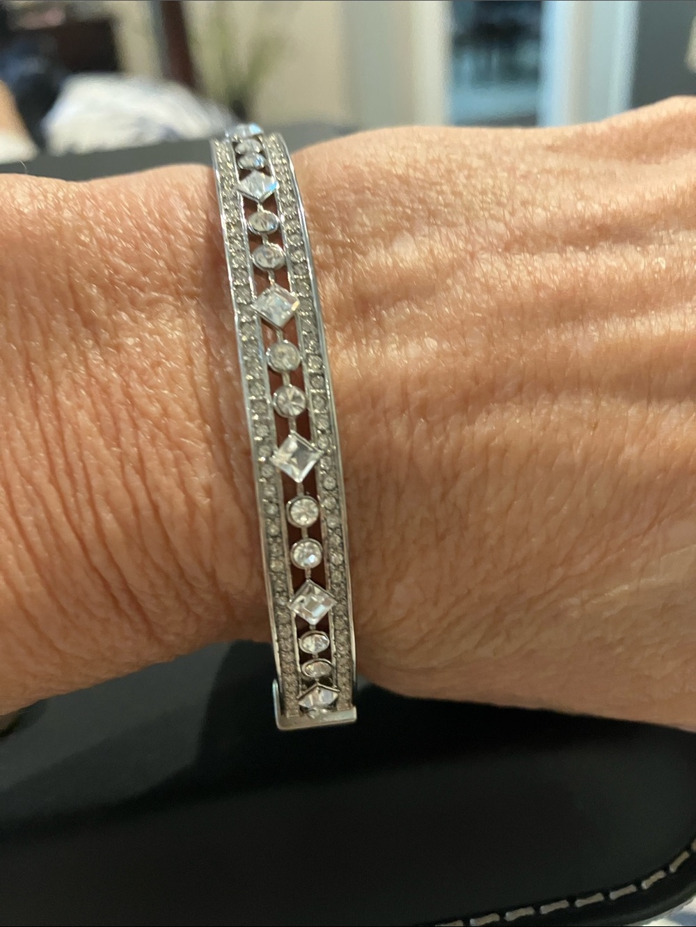 Carolee Silver Crystal Accent Women's Bracelet